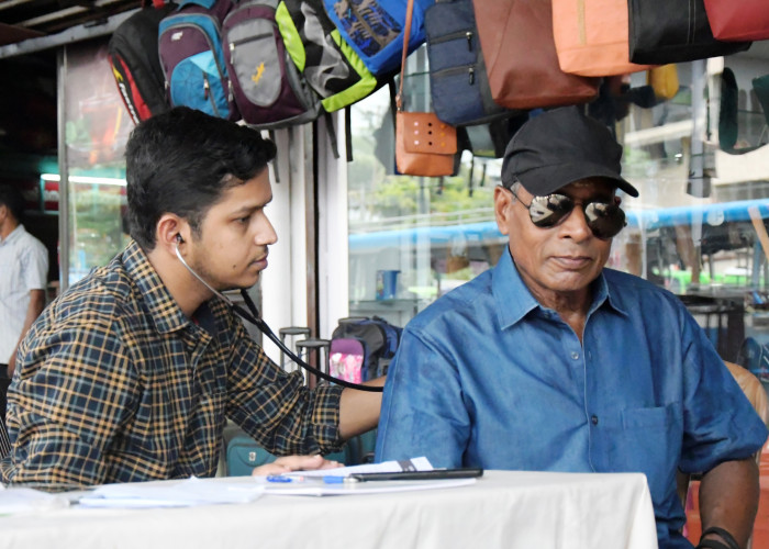 Health check up at Aluva bus stand